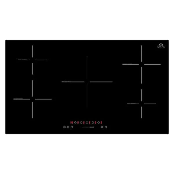 Forno Lecce 30 in. Induction Cooktop 30 in. Polished Black Smooth Induction Cooktop with 4 Elements